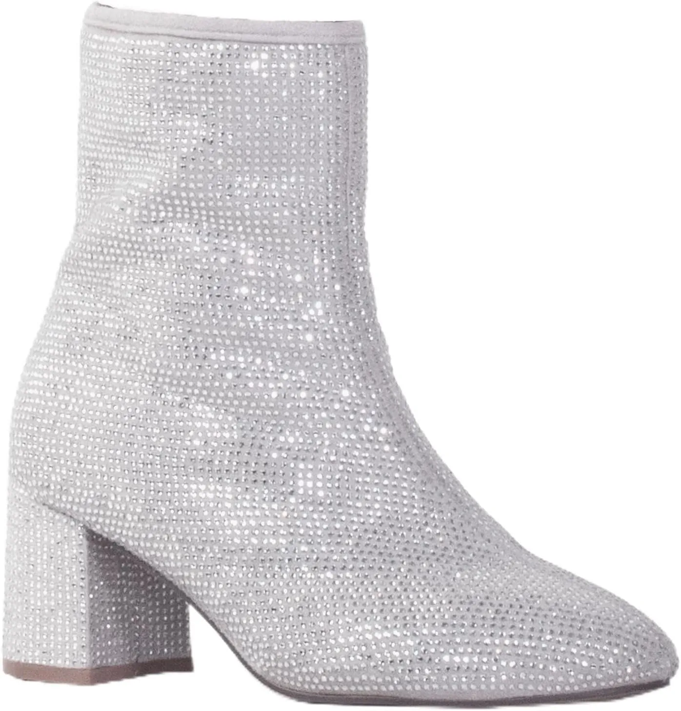 RF ROOM OF FASHION Women's Wide Width Block Heel Ankle Boots - Plus Size Friendly