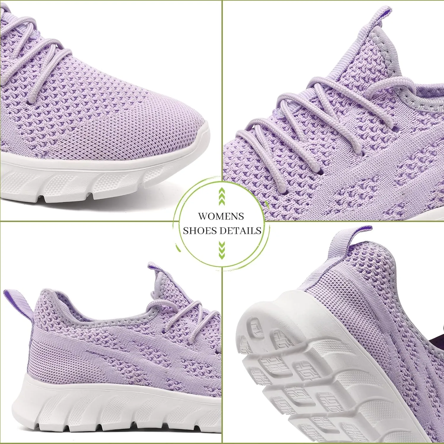 Running Shoes Women Tennis Walking Sneakers Slip On Gym Shoes Non Slip Workout Sneakers for Womens Casual Mesh Footware Fashion Lightweight