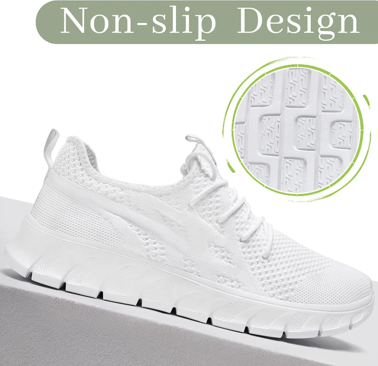 Running Shoes Women Tennis Walking Sneakers Slip On Gym Shoes Non Slip Workout Sneakers for Womens Casual Mesh Footware Fashion Lightweight