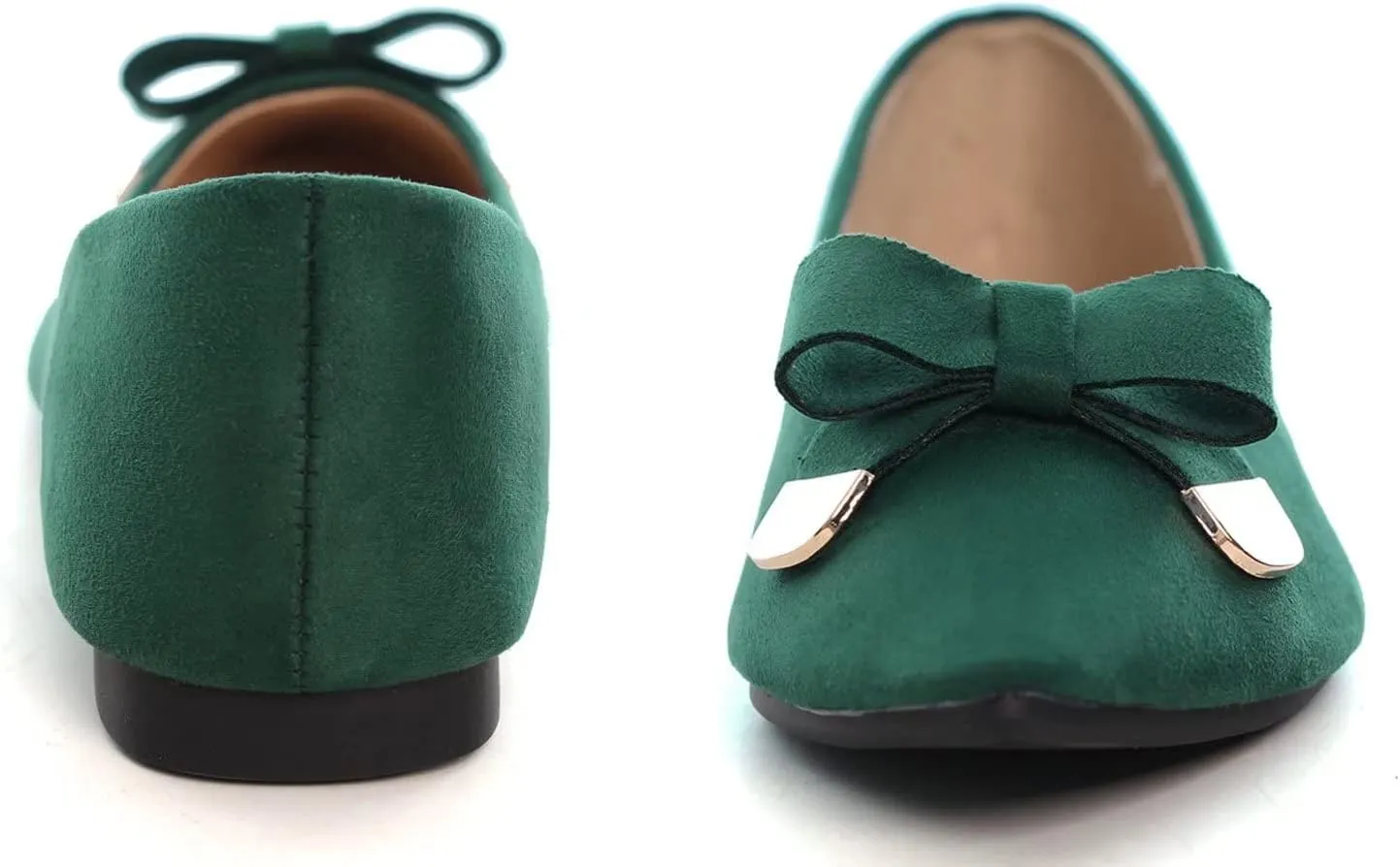 SAILING LU Ballet Flats for Women Dressy Flat Shoes Pointed Toe Bowknot Slip on Flats Shoes Women Loafers Shoes