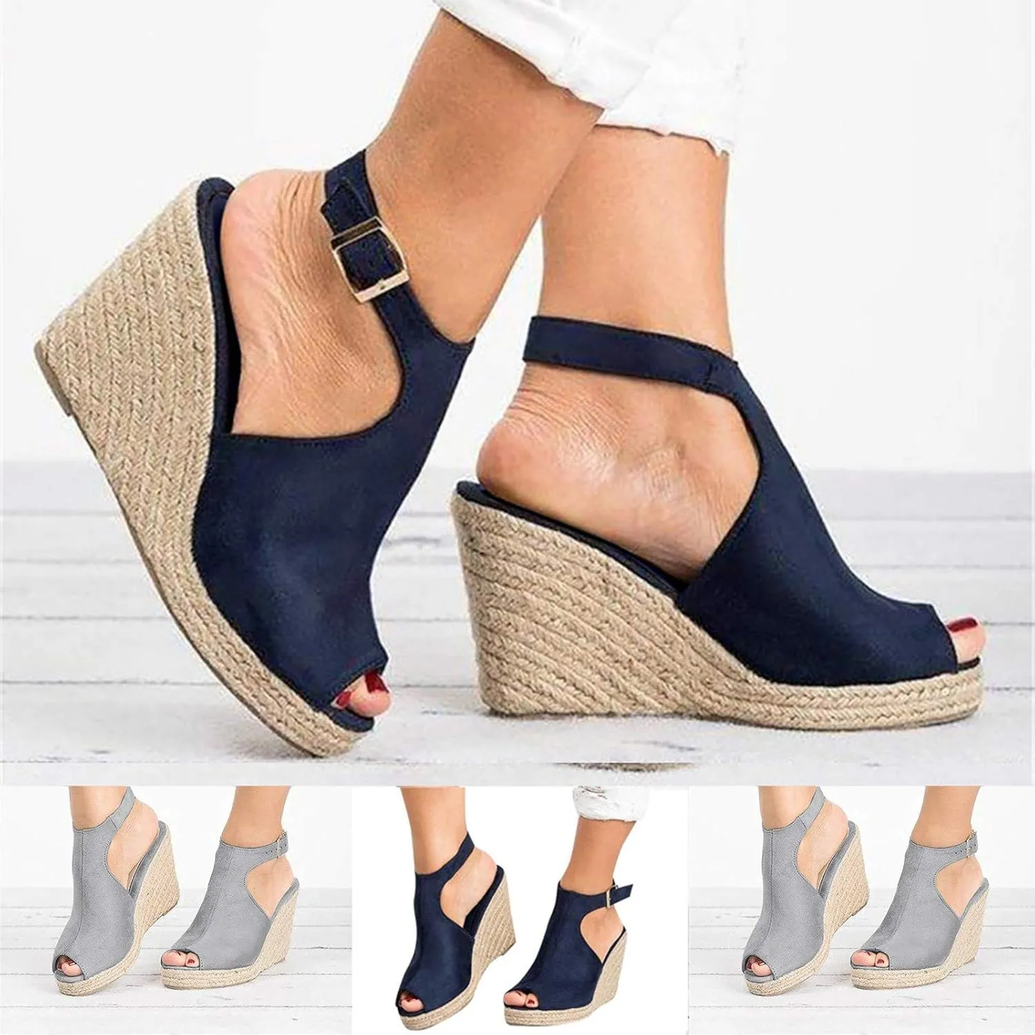 Sandals Women Fashion, Womens Sandals Sexy Hollow Floral Lace Chunky High Heels Peep Toe Platform Boots