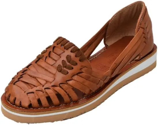 Sandals women Huarache Sandal Colorful Leather Mexican Style Color Shedron 1030