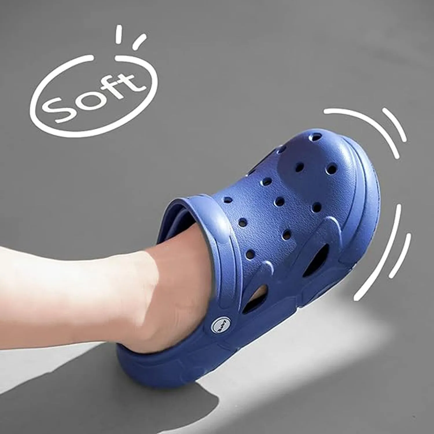 SECHRITE Kids Boys Girls Garden Clogs Shoes Shower Slippers Toddler Slip On Mules Lightweight Beach Pool Slides Indoor Sandals