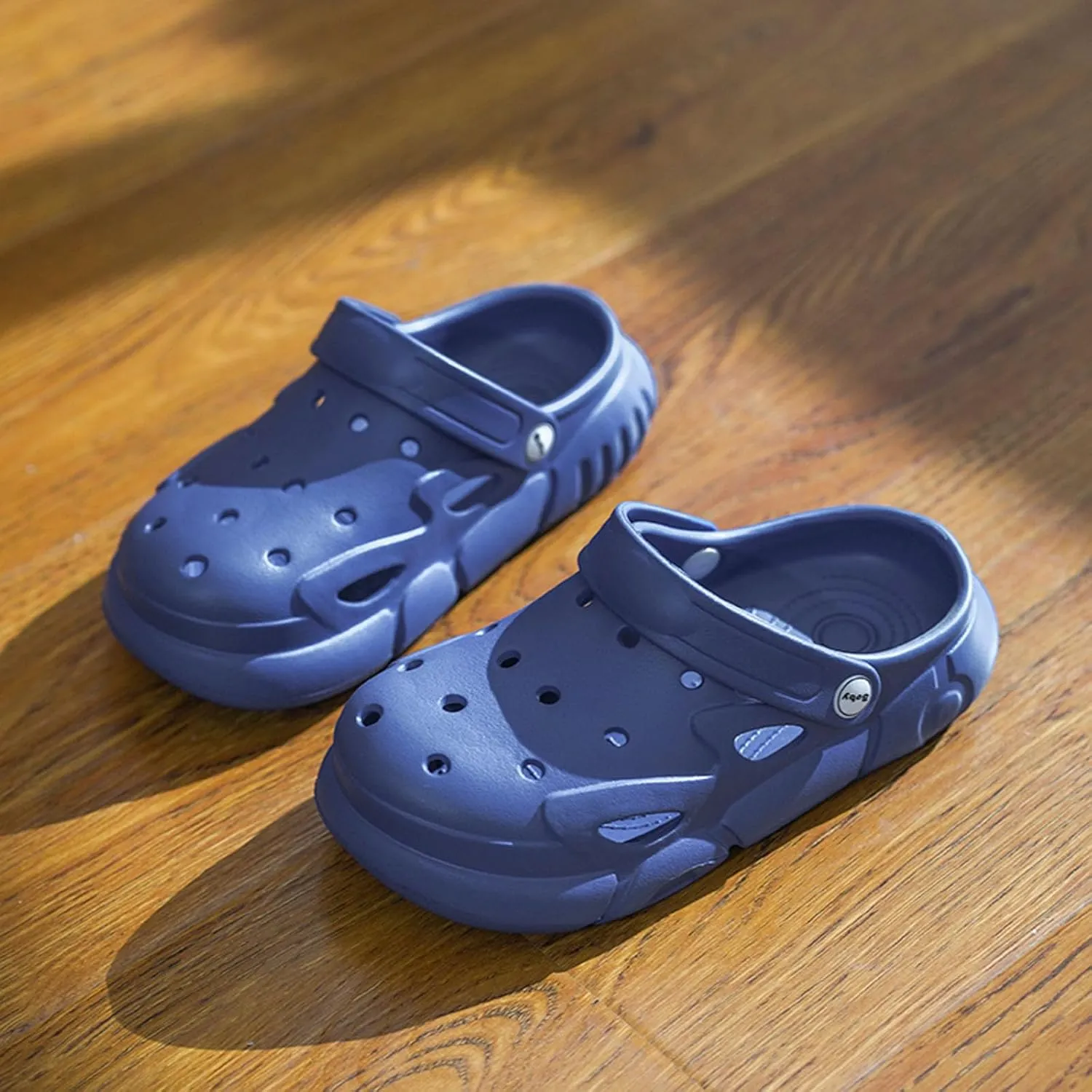 SECHRITE Kids Boys Girls Garden Clogs Shoes Shower Slippers Toddler Slip On Mules Lightweight Beach Pool Slides Indoor Sandals