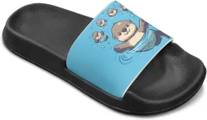 Shark Kids Slide Sandals Quick Drying Pool Slides for Boys Girls