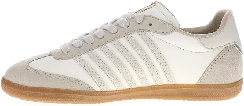 Shu Shop Womens Stevie Lace Up Sneakers Shoes Casual - Beige, White
