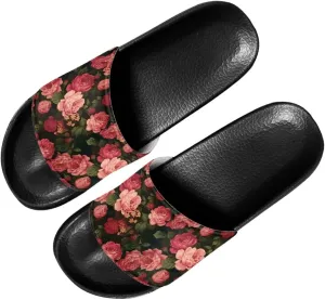 Slide Sandals for Women Non-Slip Sandals Slippers Indoor Outdoor Sole Flat Sandals Summer Slippers