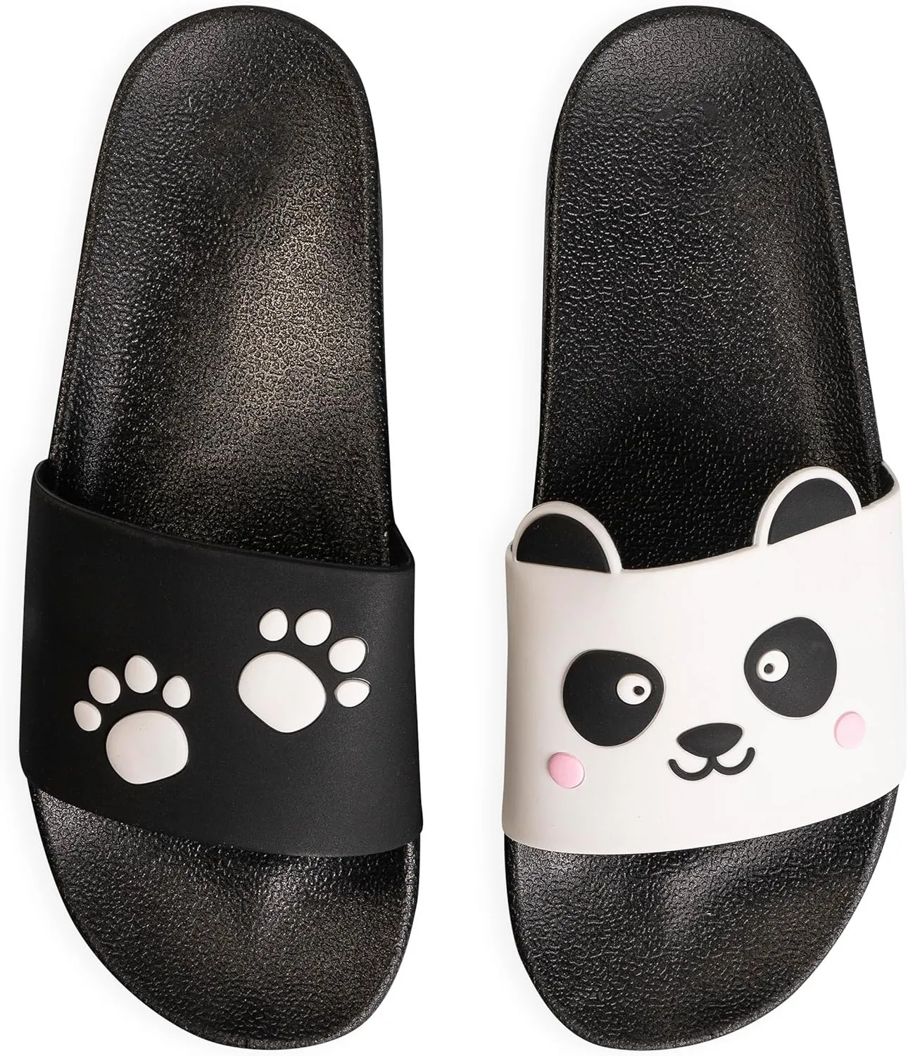 Slides & Slippers for Women, Men & Kids Pool Sandals Funny Designs Books Coffee Party Pizza Fox Bear Llama Clouds Footwear Gift