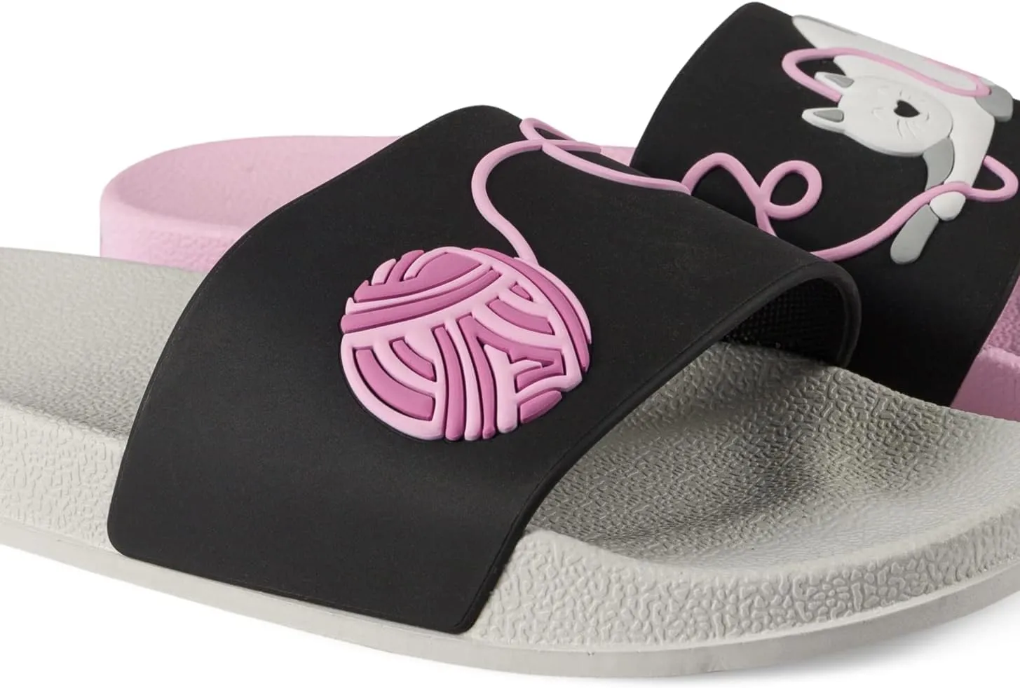 Slides & Slippers for Women, Men & Kids Pool Sandals Funny Designs Books Coffee Party Pizza Fox Bear Llama Clouds Footwear Gift