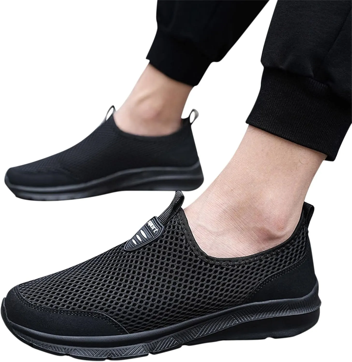 Sneakers for Women Walking Shoes Non Slip Lightweight Slip On Shoes Women Comfort Slip On Shoes Casual Wedge Sneakers White Tennis Shoe Loafers Dress Shoe