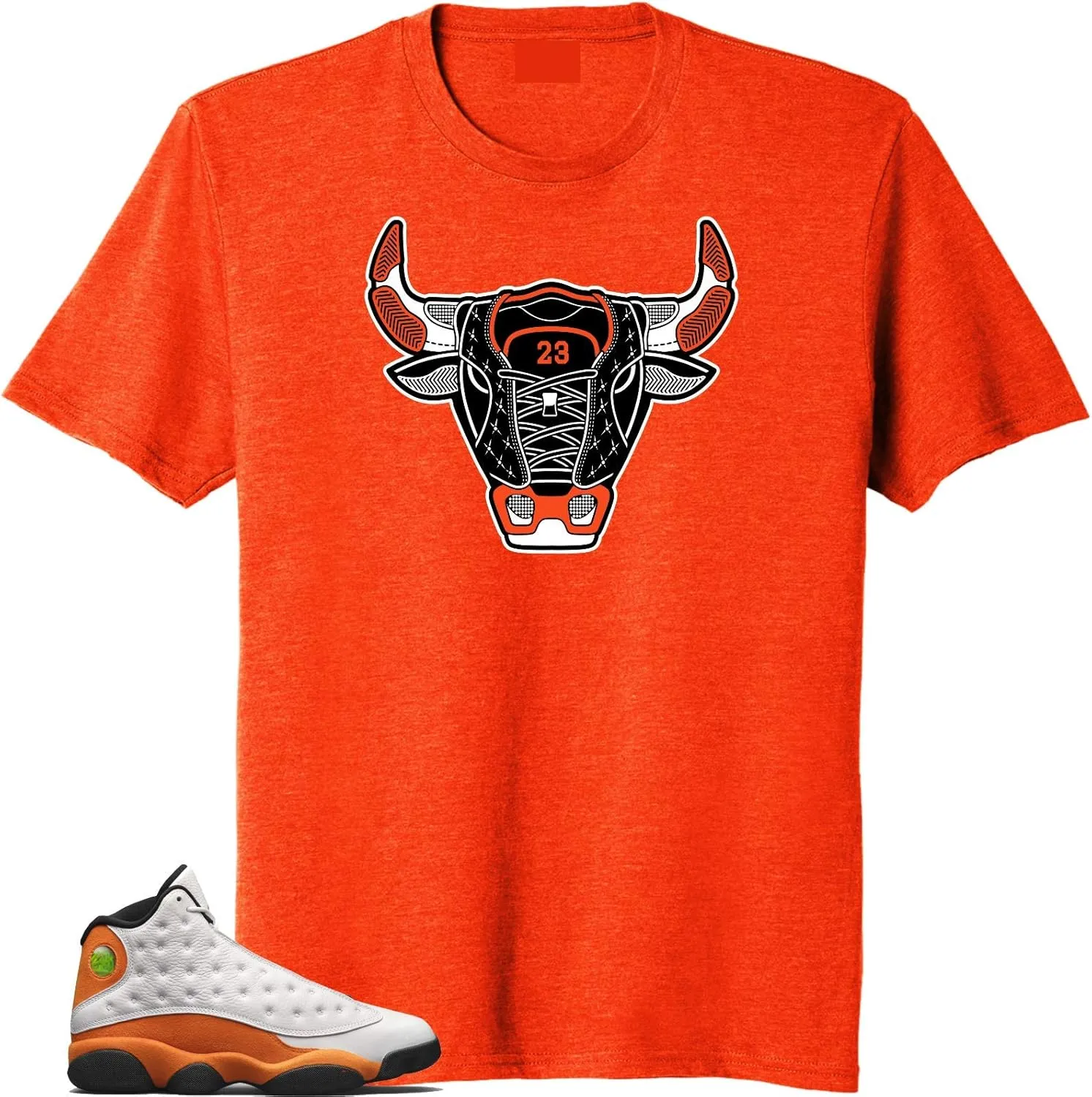SNELOS Shirt Match Sneaker Jordan Retro 13 Starfish Match Tees