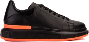 SOLL Sequoia Men's Fashion-Sneakers | Premium Genuine Leather Perforated Oversized Thick Sole