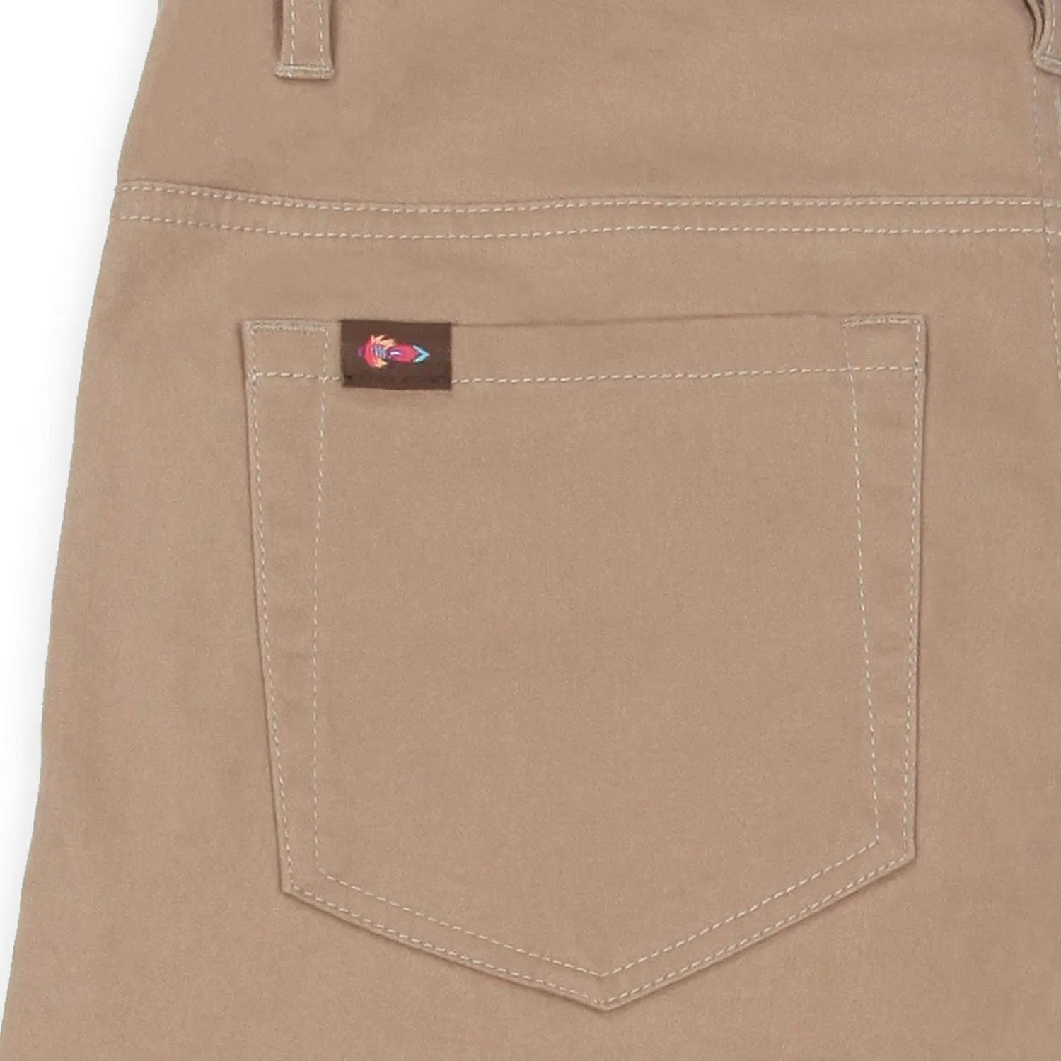 Southern Marsh Brazos Stretch Twill Pant in Khaki