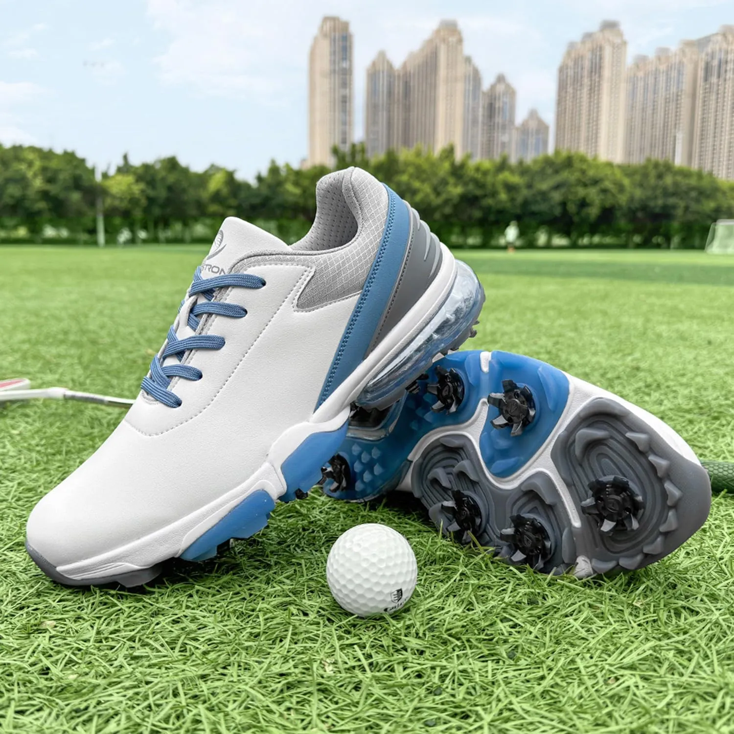Spikes Golf Shoes Men Training Golf Sneakers Comfortable Walking Footwears for Golfers