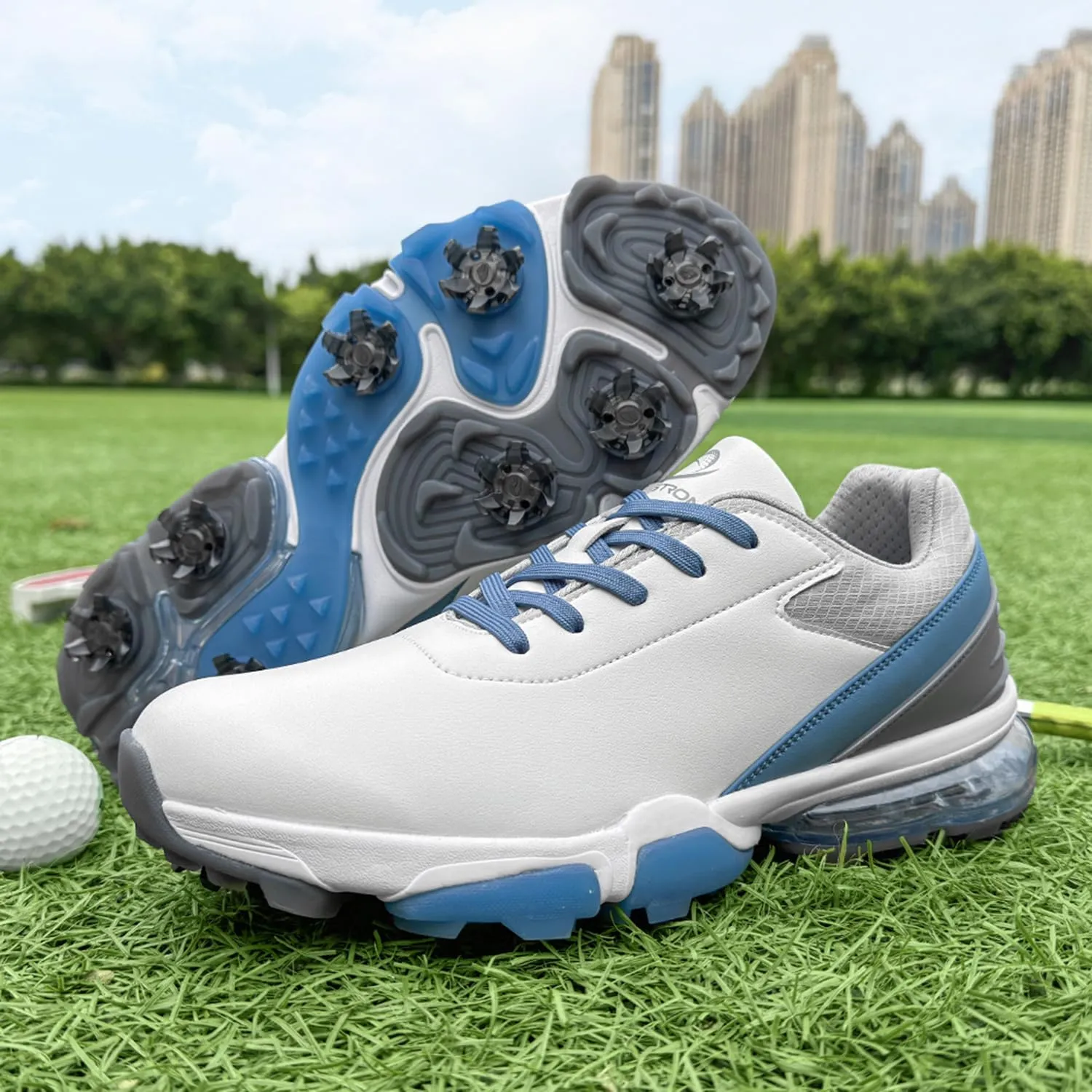 Spikes Golf Shoes Men Training Golf Sneakers Comfortable Walking Footwears for Golfers