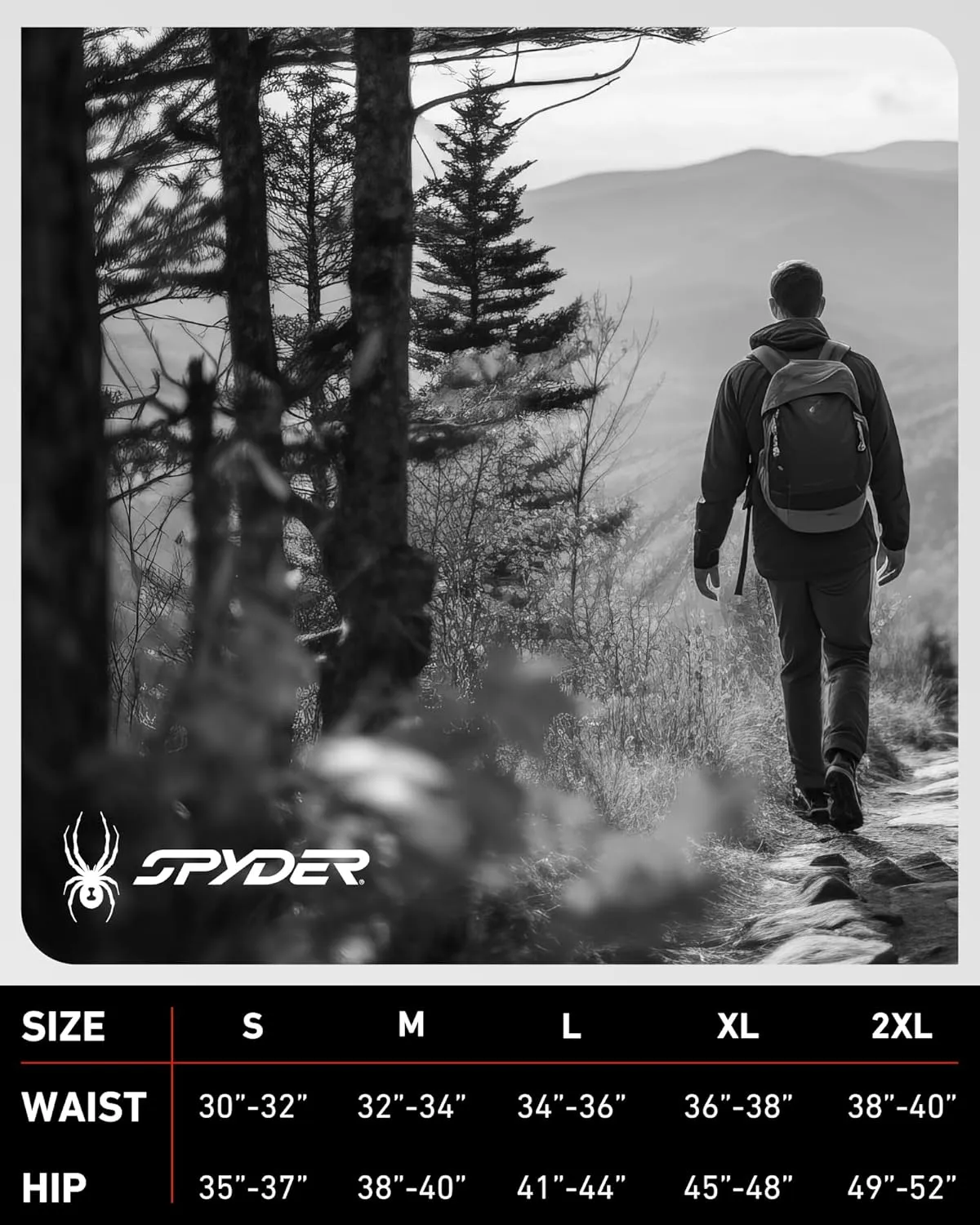 Spyder Mens Golf Pants - Lightweight Stretch Wind and Water Resistant Tech Work Dress Pants for Golf Hiking Athleisure (S-XL)
