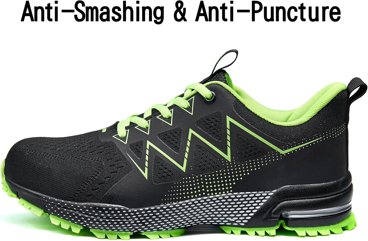 Steel Toe Shoes for Men Lightweight Steel Toe Sneakers Comfortable Puncture Proof Safety Shoes Non Slip Indestructible Work Shoes