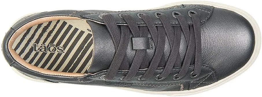 Taos Plim Soul Lux Women's Sneaker - Soft Premium Leather Lace Up Sneakers with All Day Walking Comfort and Support