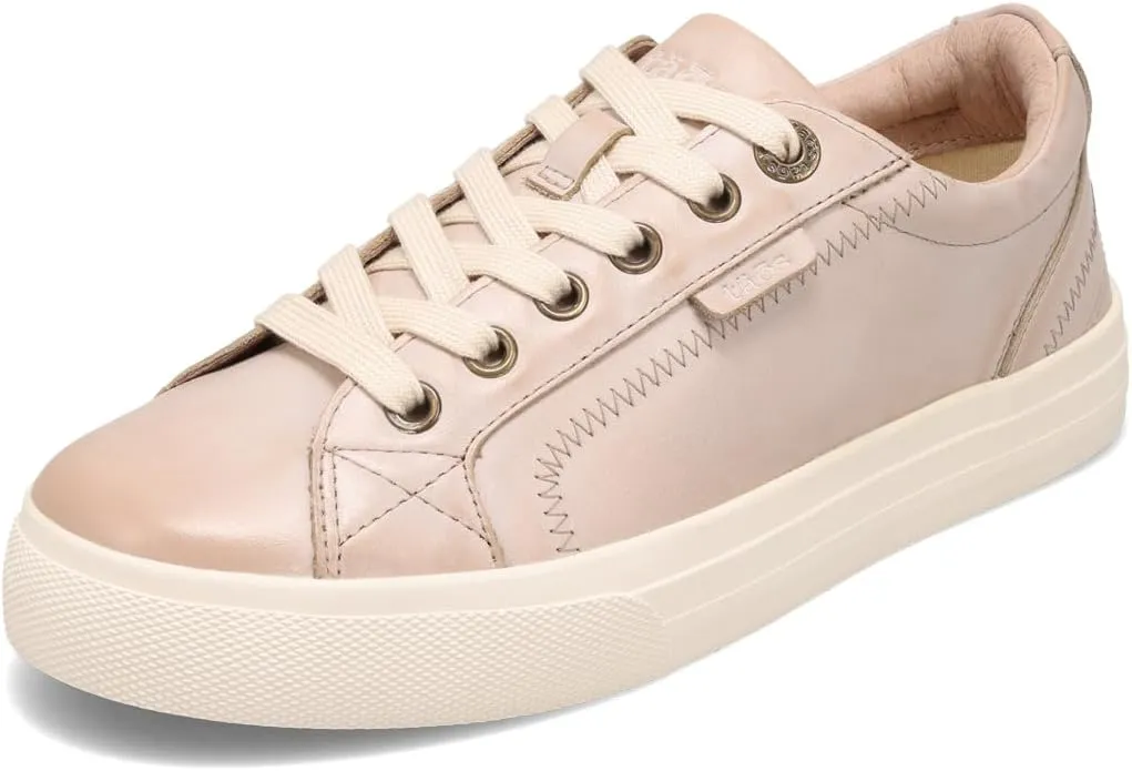 Taos Plim Soul Lux Women's Sneaker - Soft Premium Leather Lace Up Sneakers with All Day Walking Comfort and Support