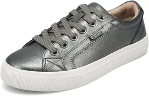 Taos Plim Soul Lux Women's Sneaker - Soft Premium Leather Lace Up Sneakers with All Day Walking Comfort and Support
