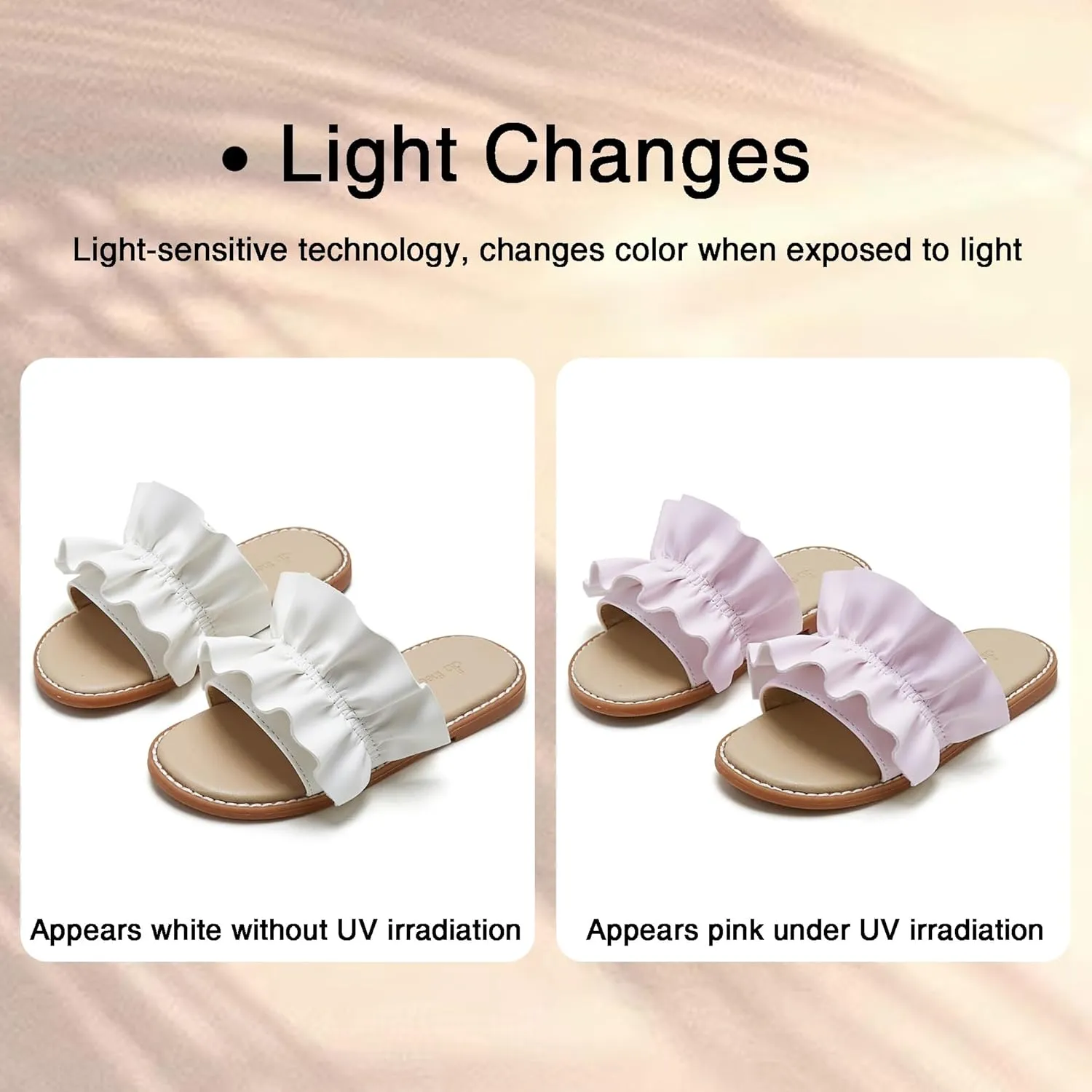 THEE BRON Princess Dress Slippers Slides Sandals for Little Girls