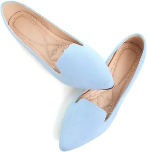 TN TANGNEST Slduv7 Women's Fashion Ballet Flats Pointed Comfortable Slip on Flat Dress Shoes