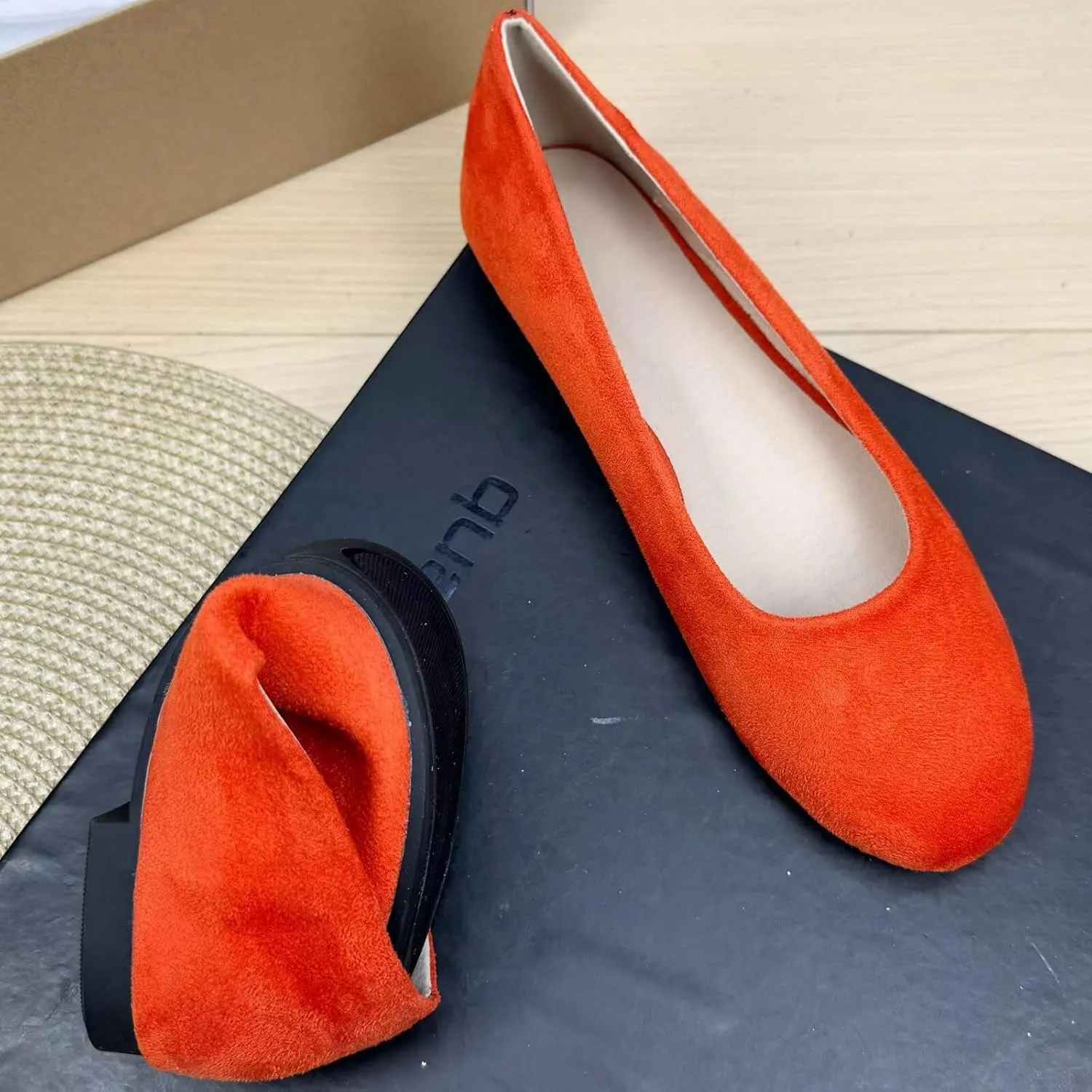TN TANGNEST Women Pointed Toe Flats Comfortable Flat Ballet Shoes