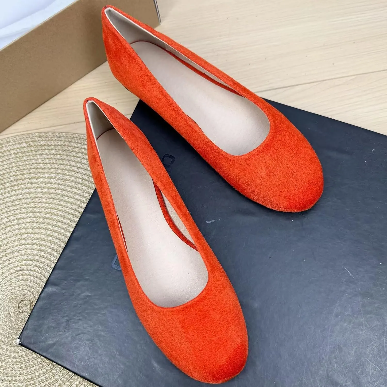TN TANGNEST Women Pointed Toe Flats Comfortable Flat Ballet Shoes