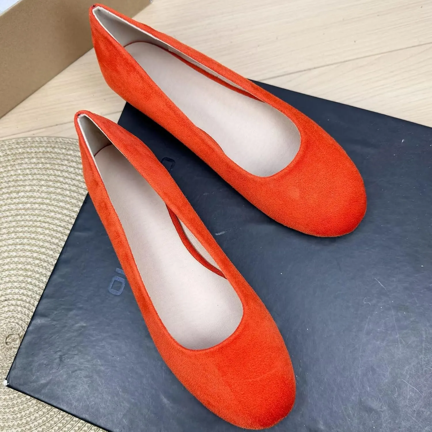 TN TANGNEST Women Pointed Toe Flats Comfortable Flat Ballet Shoes