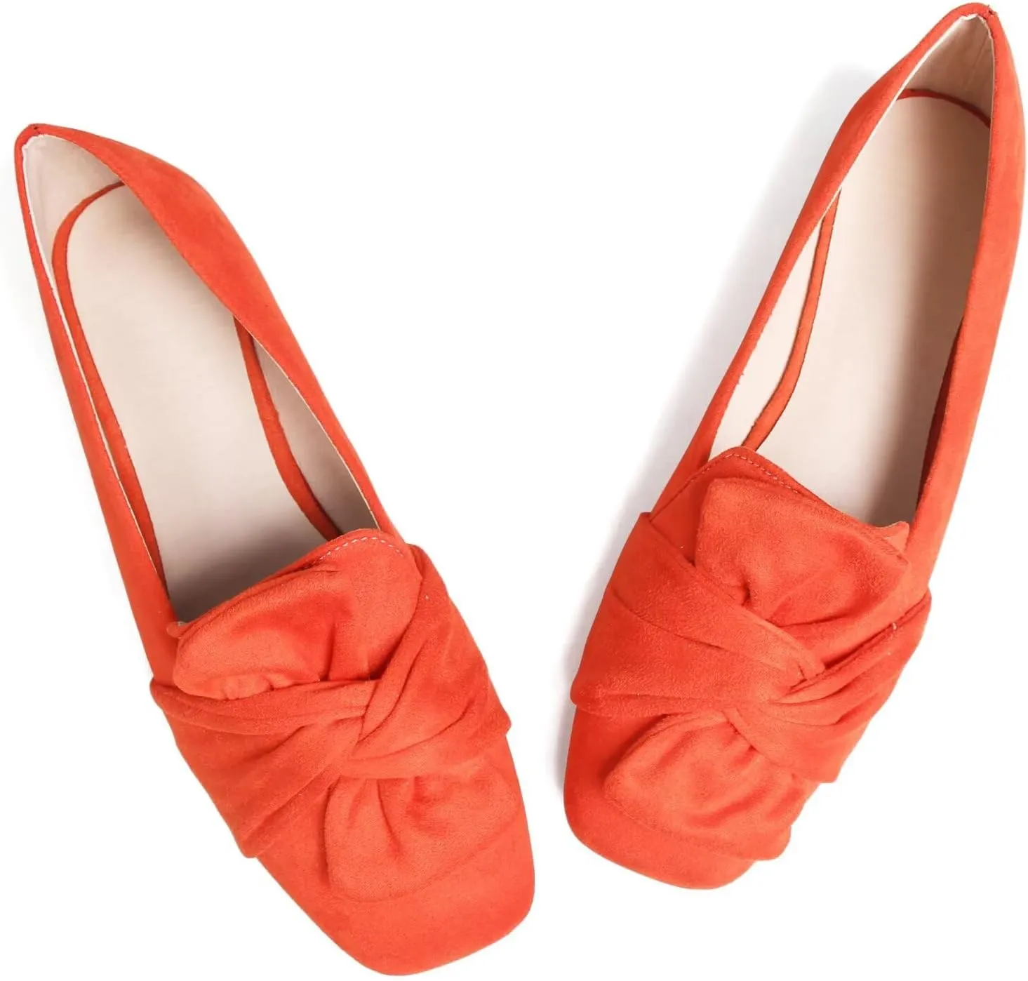 TN TANGNEST Womens Dress Flats Fashion Soft Pointed Toe Bowknot Slip On Flat Shoes