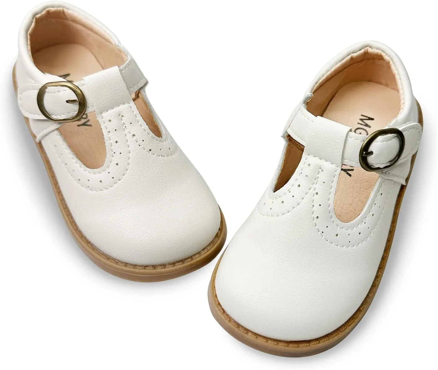 Toddler Girls Mary Jane Dress Shoes Little Kids Ballet Flats Bowkont Flower Wedding Party School Princess Shoes