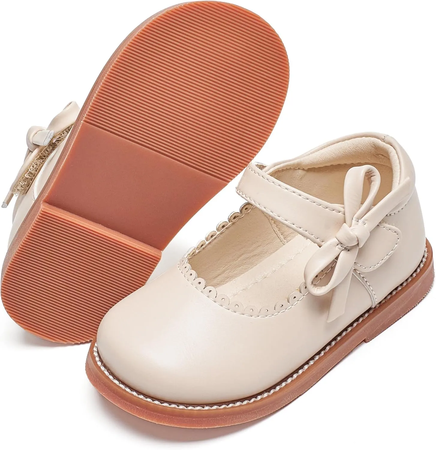 Toddler Girls Mary Jane Flats Oxford Dress Shoes-Little Girls School Shoes Uniform Wedding