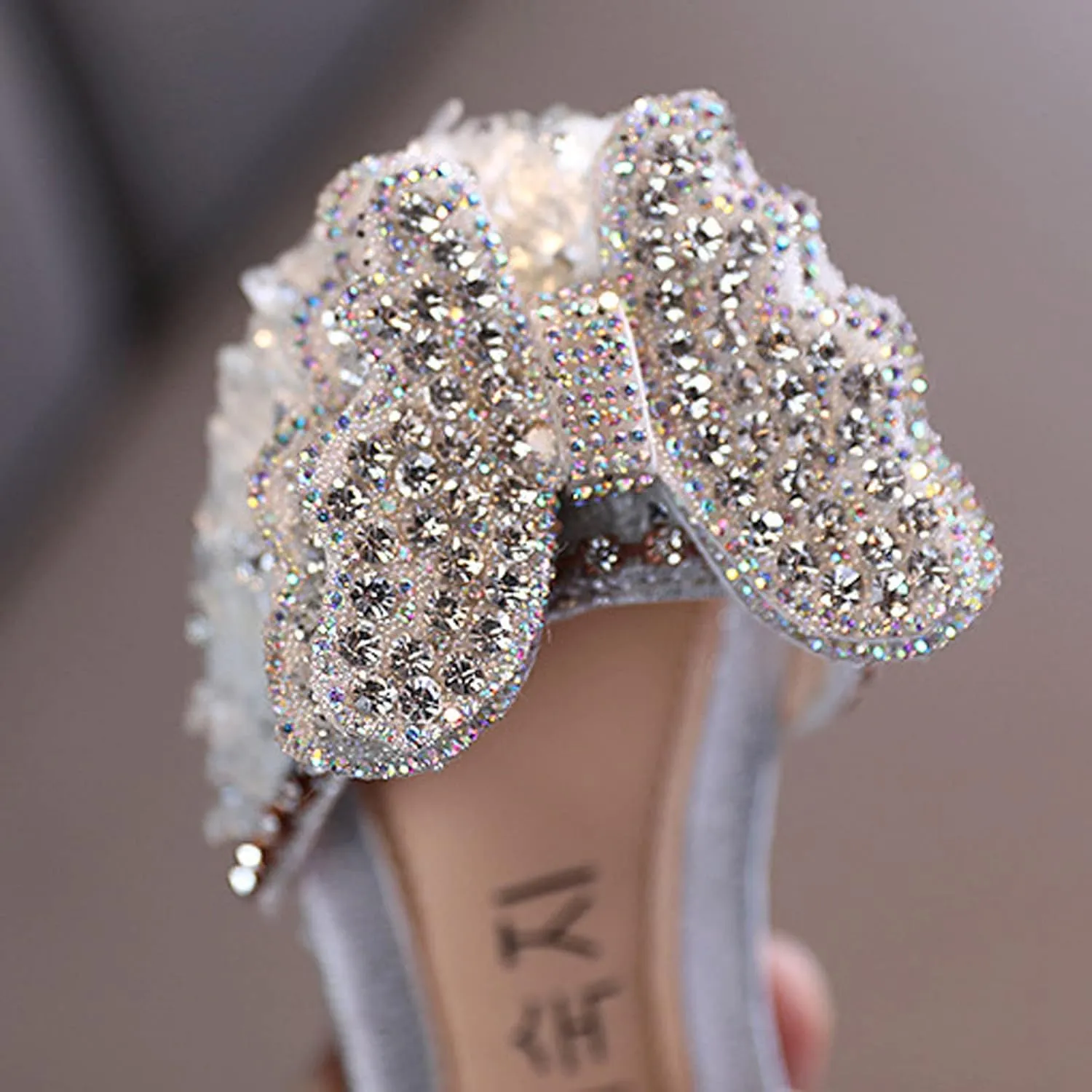 Toddler Girls Mary Janes Shoe Low Heel Ballet Flat Mary Jane Heels Princess Bow Party Wedding Pumps Shoes First Steps