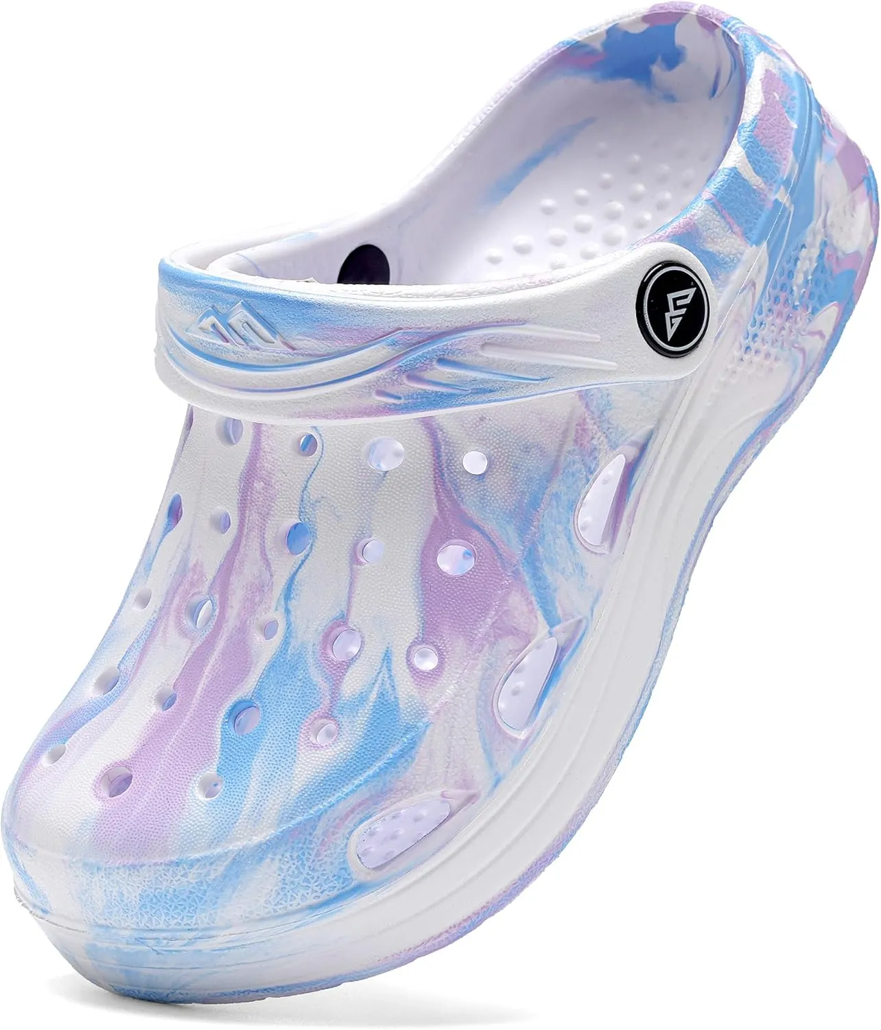 Toddler Kid Tie-Dye Garden Clogs – Lightweight, Non-Slip, and Colorful Summer Sandals