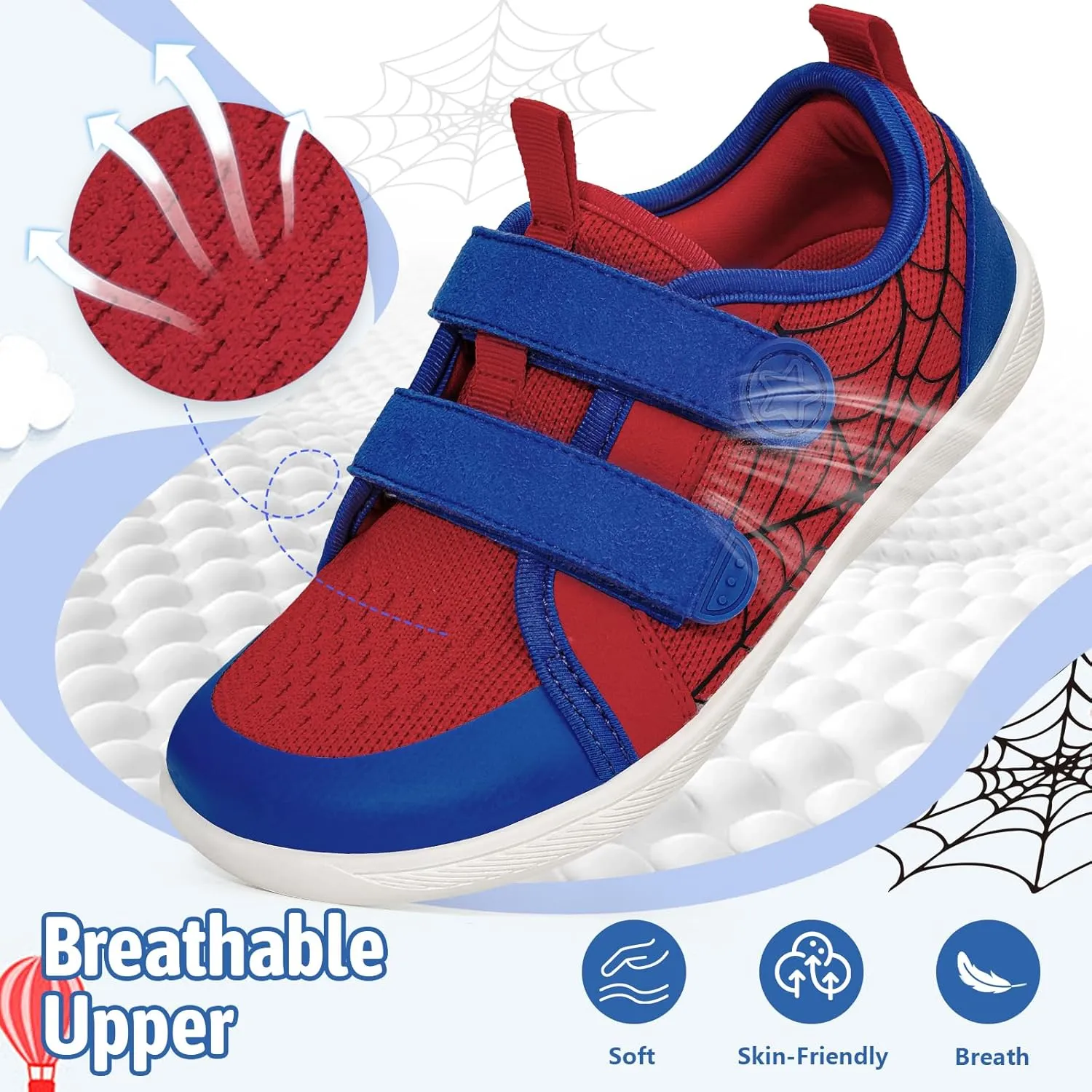 Toddler Little Kid Wide Barefoot Shoes Boys Girls Sneakers Kids Tennis Shoe Zero Drop Minimalist Non Slip Lightweight Comfortable Healthy Running Shoes