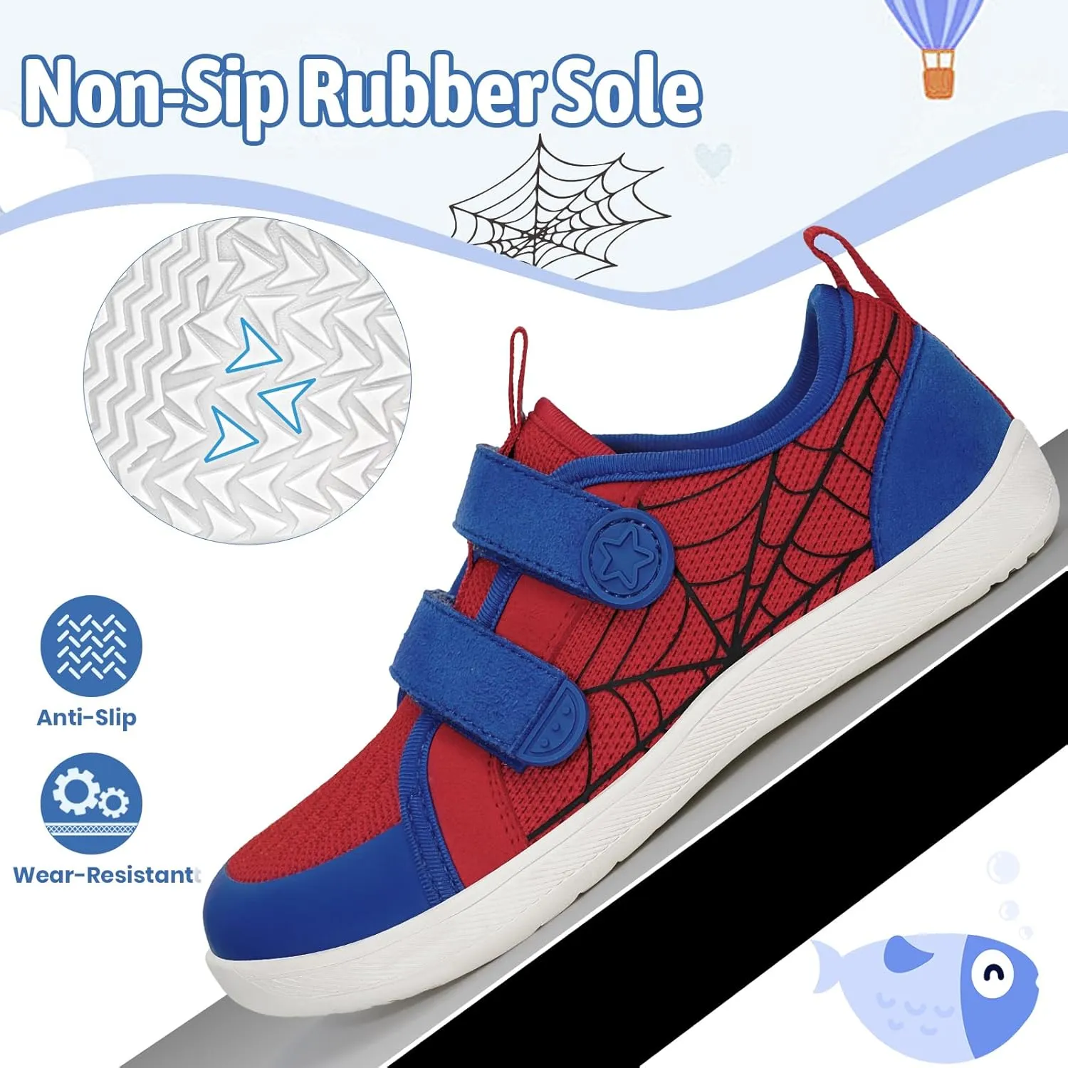 Toddler Little Kid Wide Barefoot Shoes Boys Girls Sneakers Kids Tennis Shoe Zero Drop Minimalist Non Slip Lightweight Comfortable Healthy Running Shoes
