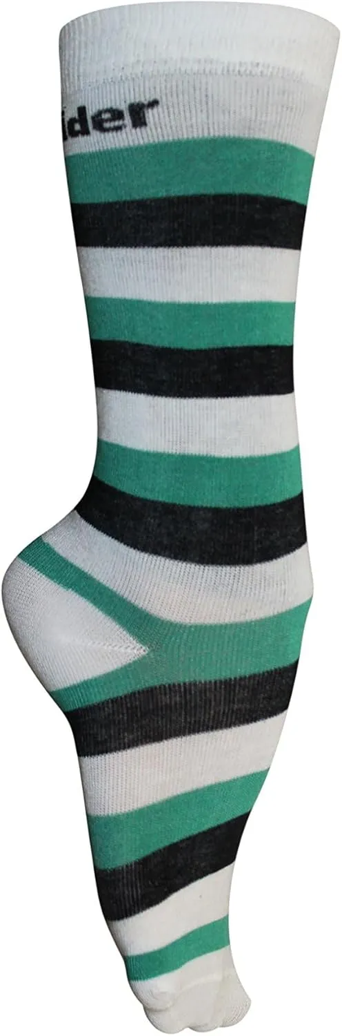 TuffRider Children's Starter Front Zip Paddock Boots with Free Assorted Striped Socks Kids
