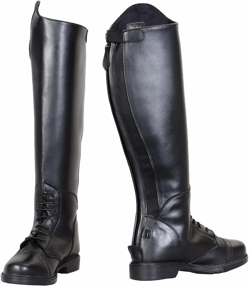 TuffRider Kid's Starter Back Zip Field Boots in Synthetic Leather