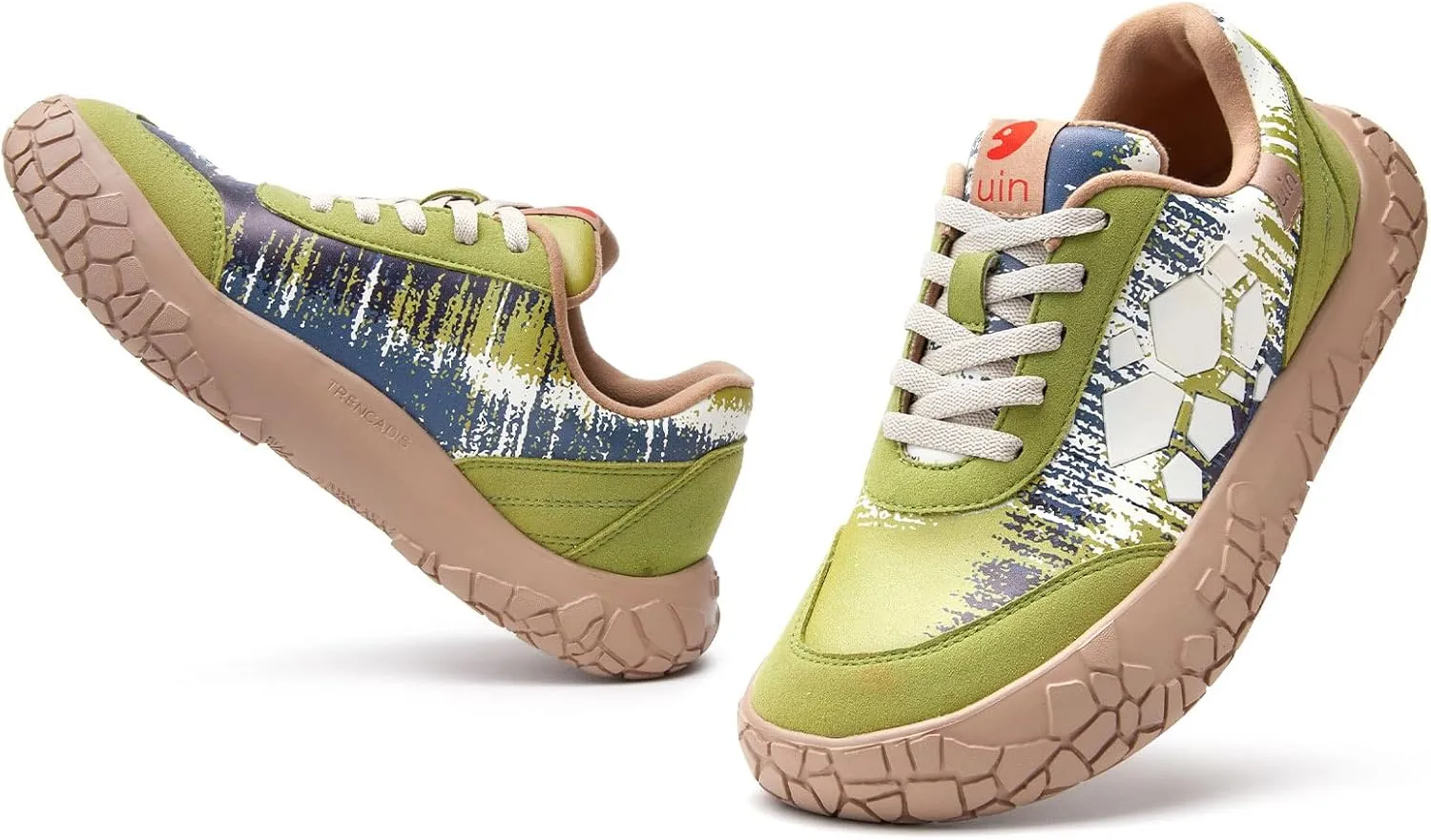 UIN Women's Fashion Sneakers Walking Art Travel Shoes Trencads