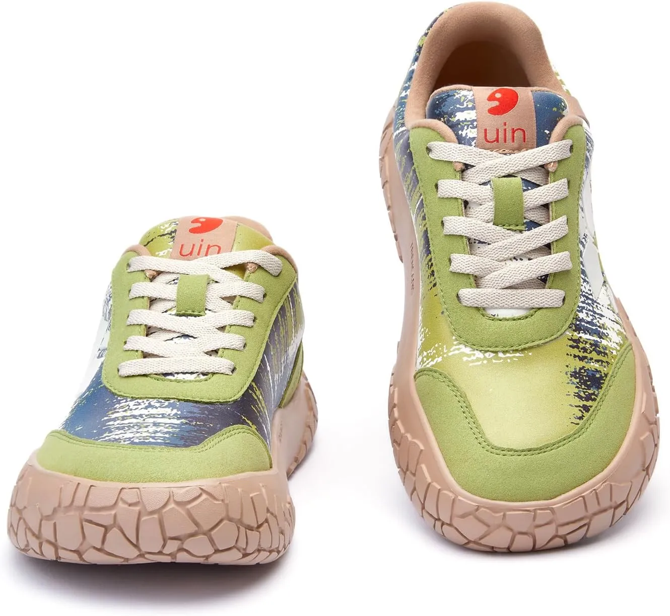 UIN Women's Fashion Sneakers Walking Art Travel Shoes Trencads