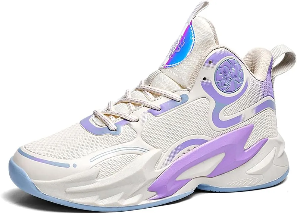 Unisex Basketball Shoes Breathable Non Slip Running Athletic Cushion Sports Fashion Sneakers