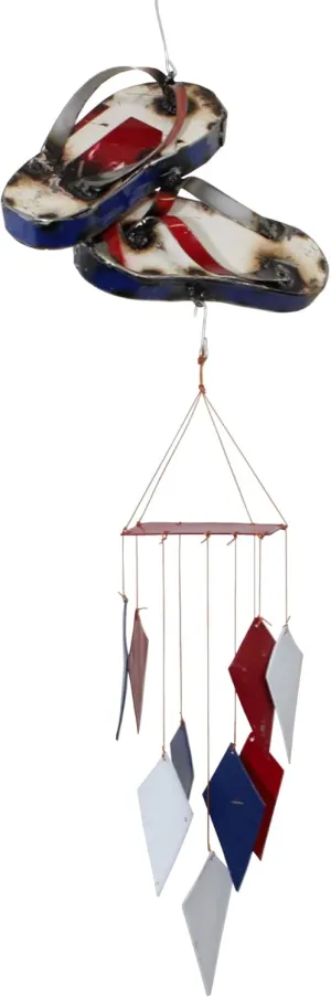 Upcycled Oil Drum Wind Chime-Twin Sandals