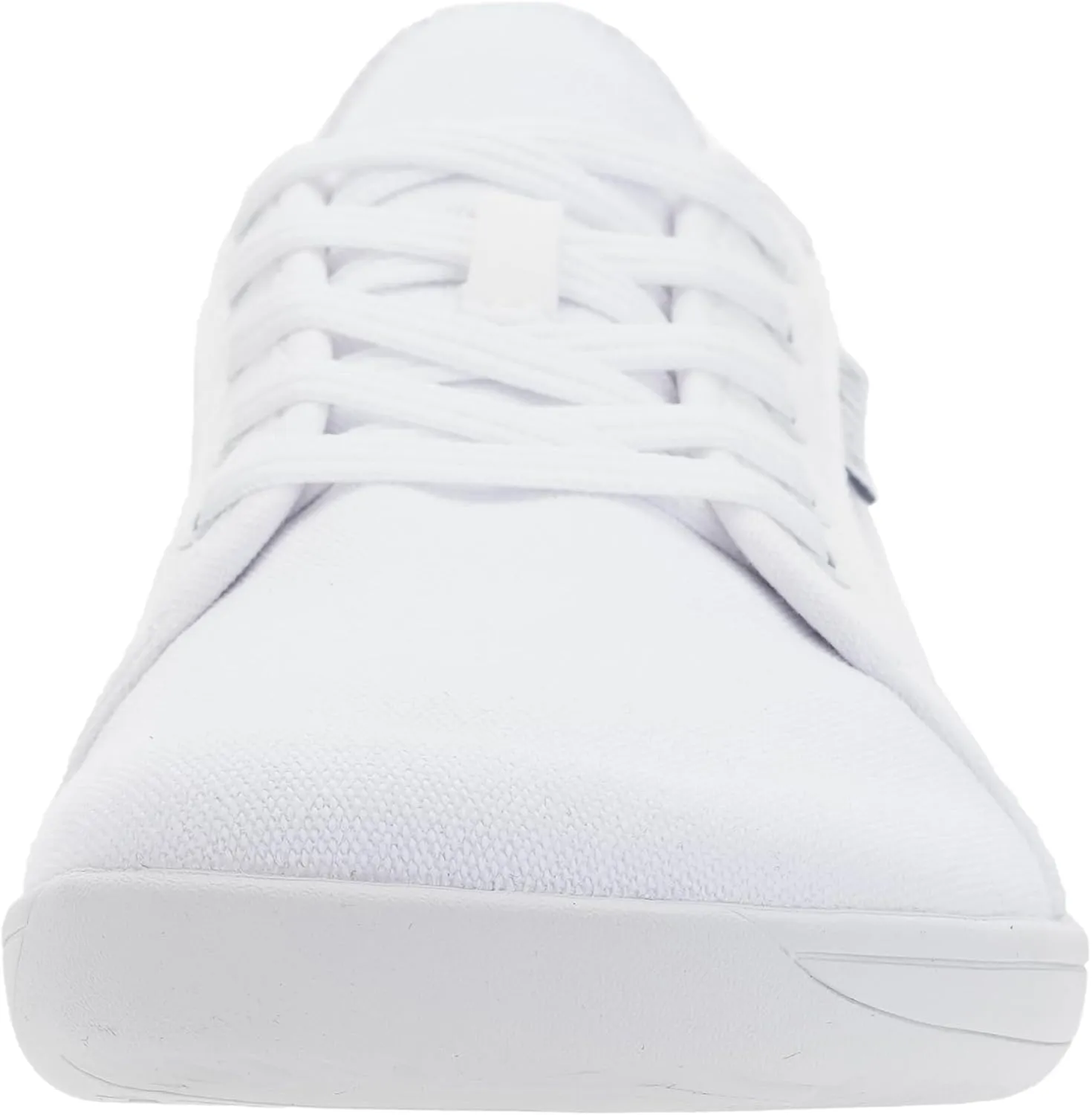 WHITIN Women's Canvas/Leather Barefoot Shoes | Wide Width Minimalist Sneakers | Classic Fit Low Top