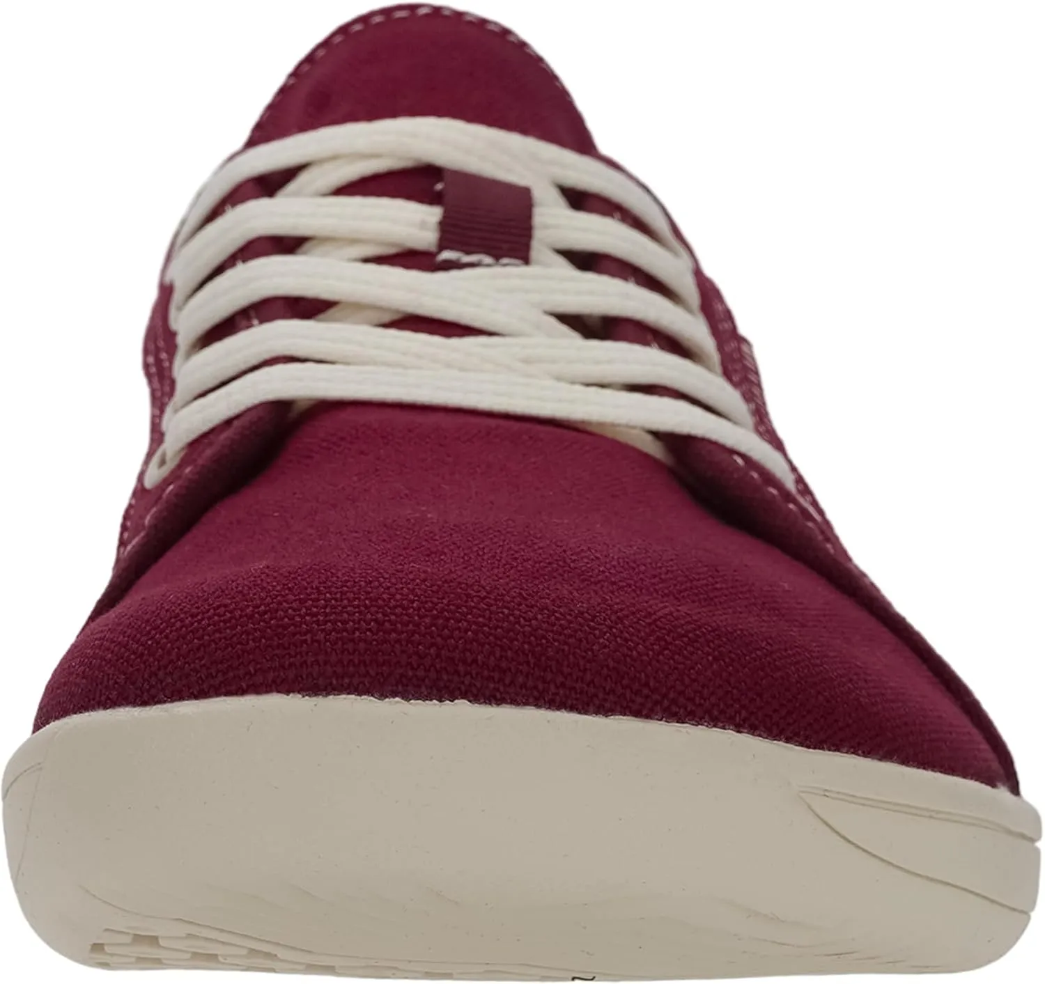 WHITIN Women's Canvas/Leather Barefoot Shoes | Wide Width Minimalist Sneakers | Classic Fit Low Top