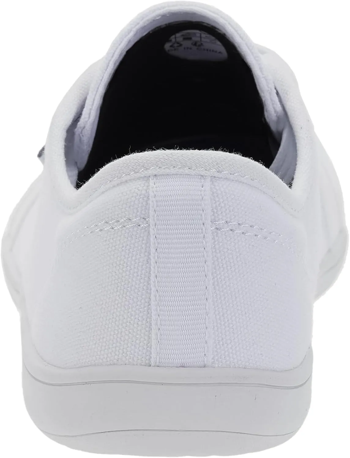 WHITIN Women's Canvas/Leather Barefoot Shoes | Wide Width Minimalist Sneakers | Classic Fit Low Top