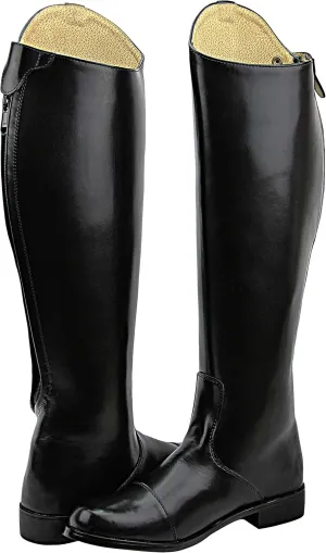 Women Ladies Stirling Dress Dressage Boots with Back Zipper Riding English Equestrian Black