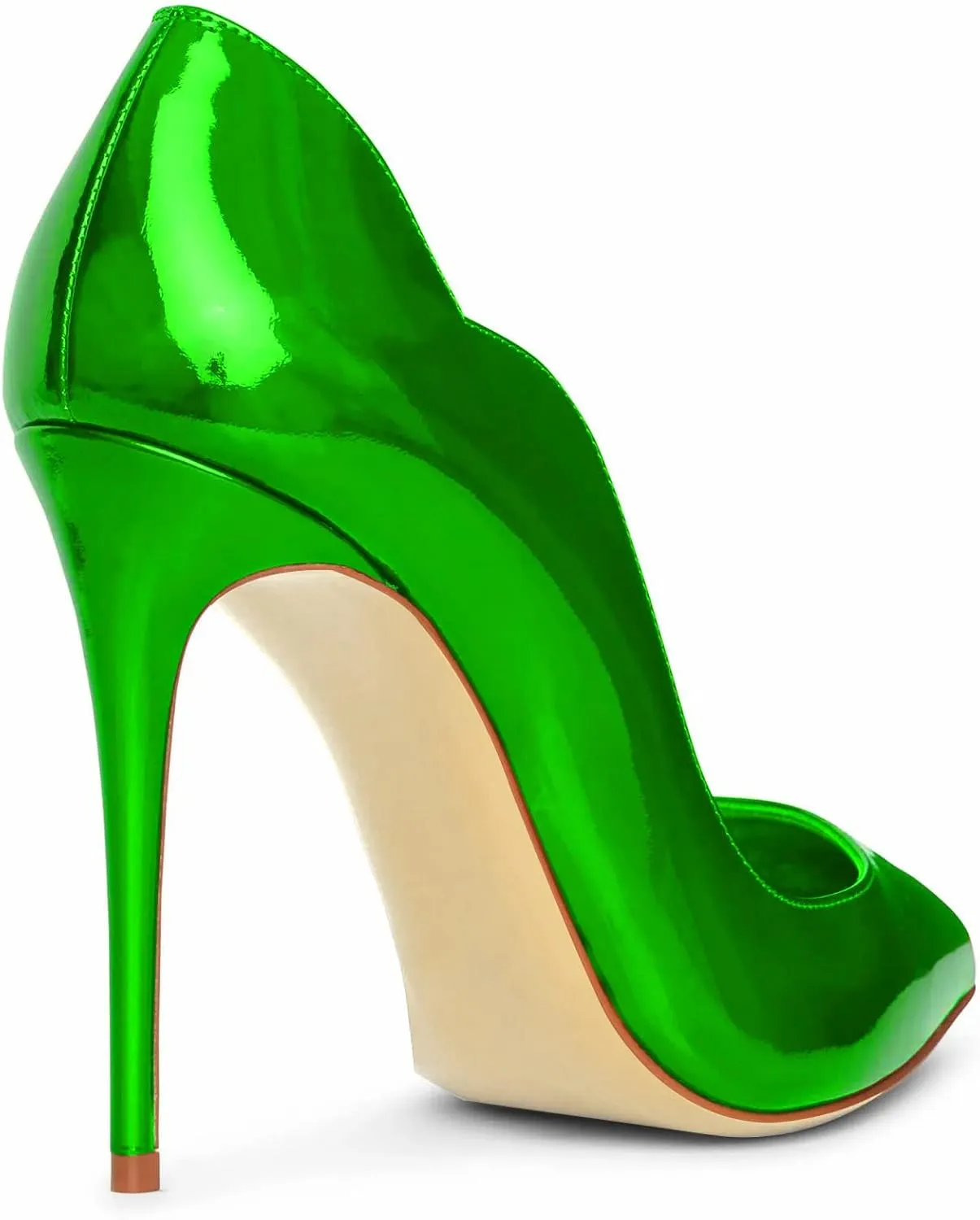 Women Pumps Sexy Pointed High Heel Patent Leather Classic Stilettos Slip On Office Office Lady Casual Dress Party Shoes