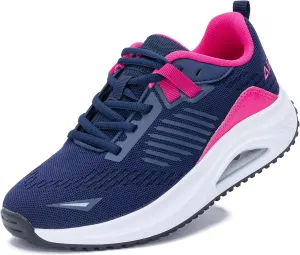 Womens Air Walking Shoes with Arch Support Tennis Orthotic Comfortable Sneakers for Plantar Fasciitis Pain Relief US 6-11