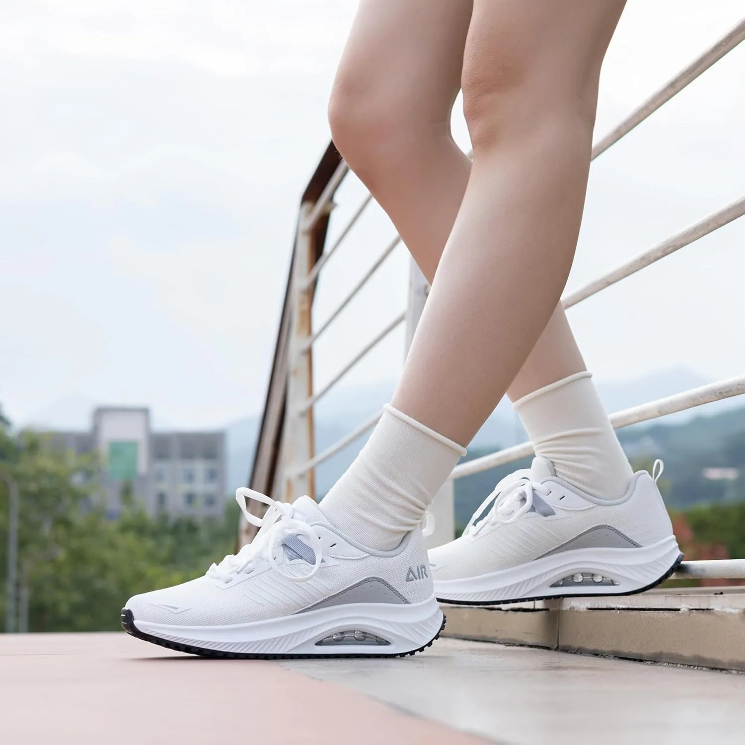 Womens Air Walking Shoes with Arch Support Tennis Orthotic Comfortable Sneakers for Plantar Fasciitis Pain Relief US 6-11