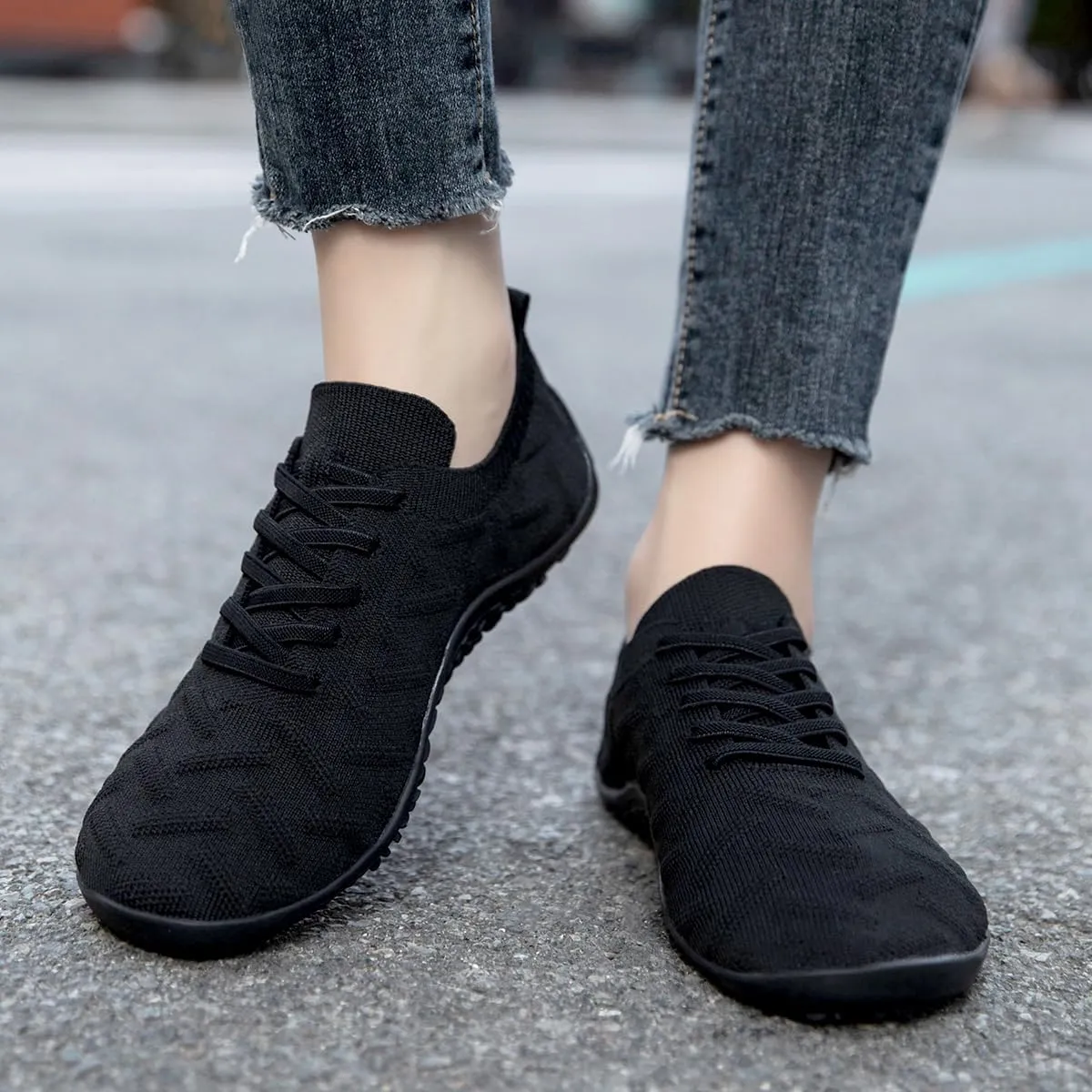 Womens Barefoot Shoes Walking Runing Slip On Shoes Zero Drop Footwear Yoga Gym Sneakers Lightweight Breathable Minimalist Trainers
